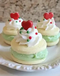 Shamrock Shake Shortbread Cookies