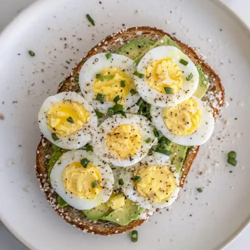 Shaved Egg Avocado Toast