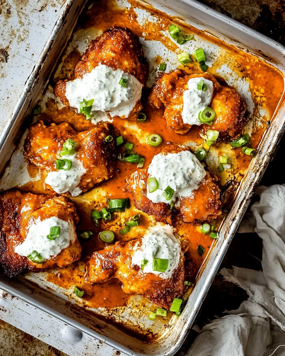 Sheet Pan Buffalo Ranch Chicken