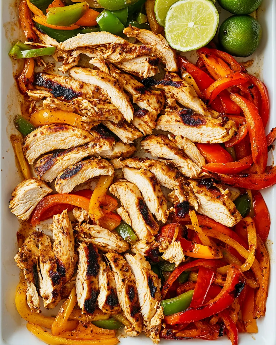 Sheet Pan Chicken Fajitas