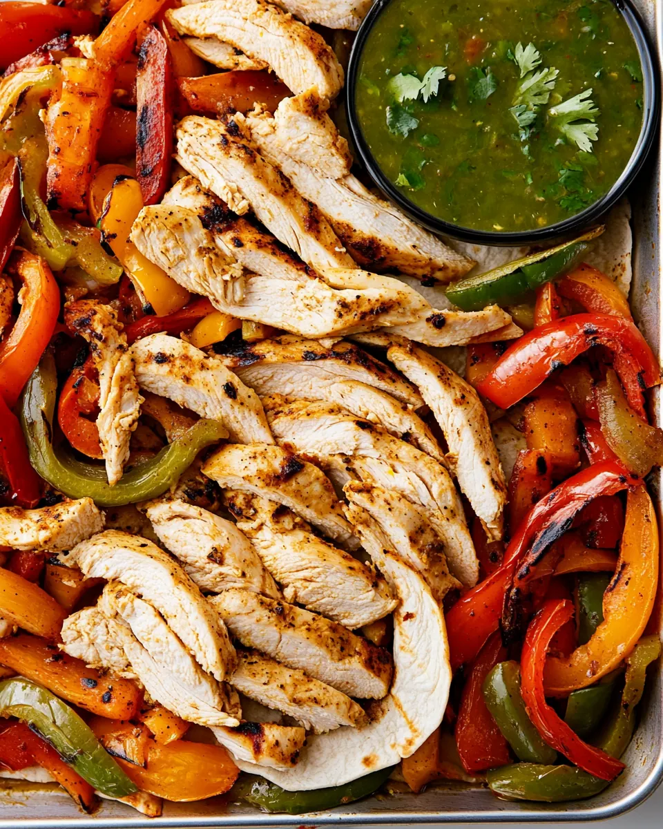 Sheet Pan Chicken Fajitas