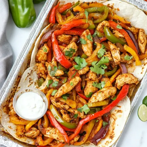 Sheet Pan Chicken Fajitas