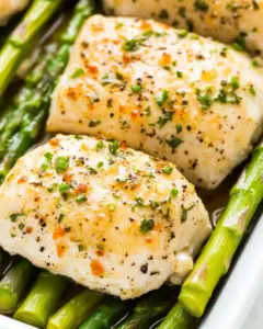 Sheet Pan Honey Horseradish Chicken and Asparagus