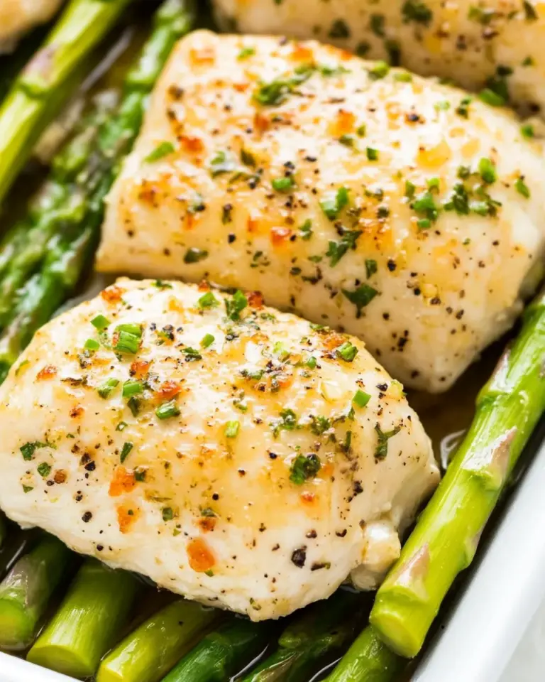 Sheet Pan Honey Horseradish Chicken and Asparagus