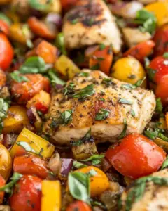 Sheet Pan Italian Chicken and Vegetables