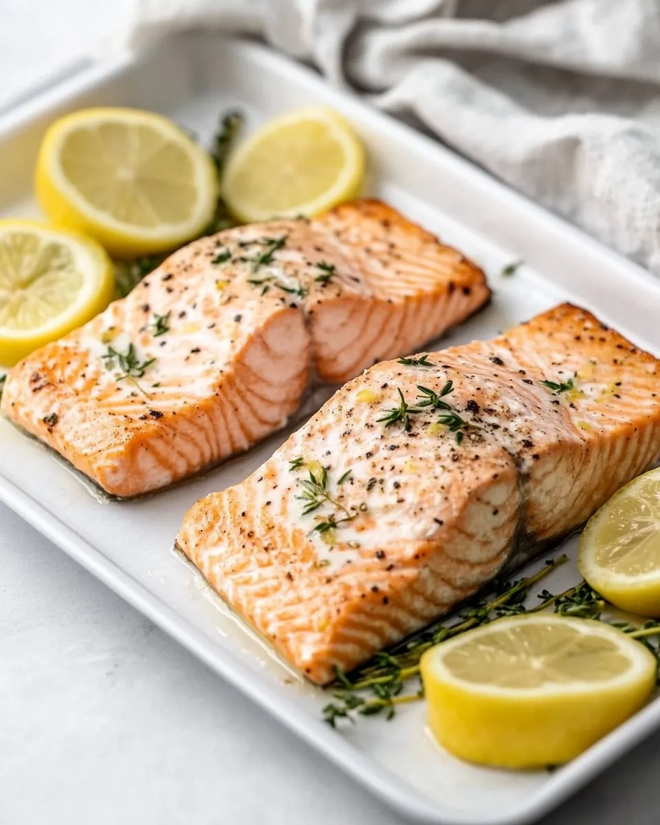 Sheet Pan Lemon Salmon