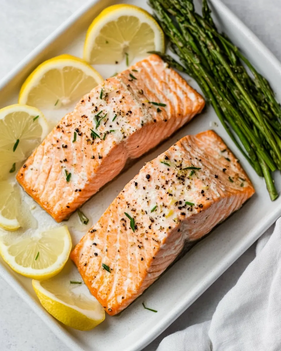Sheet Pan Lemon Salmon