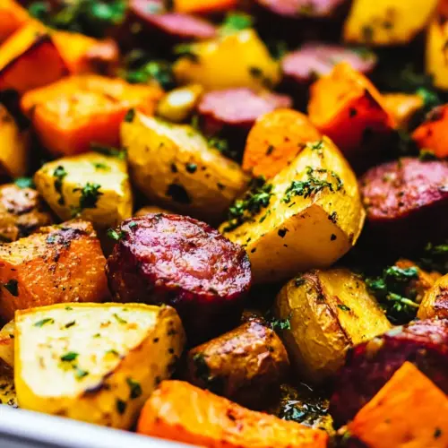 Sheet Pan Sausage and Veggies