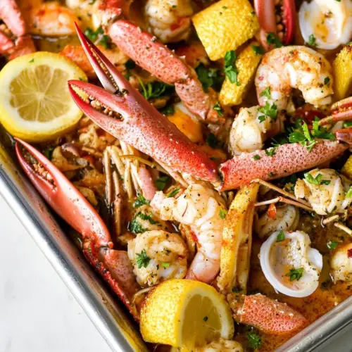 Sheet Pan Seafood Boil