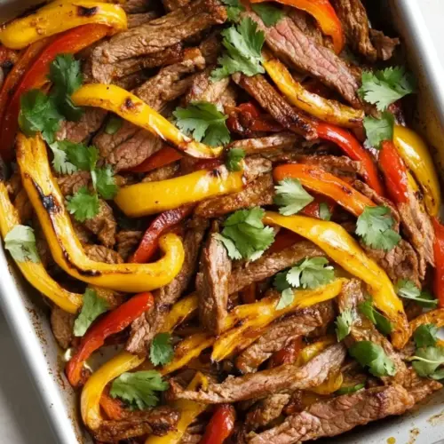 Sheet Pan Steak Fajitas