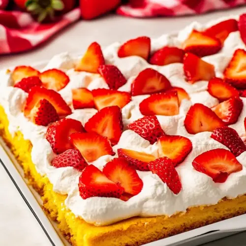 Sheet Pan Strawberry Shortcake