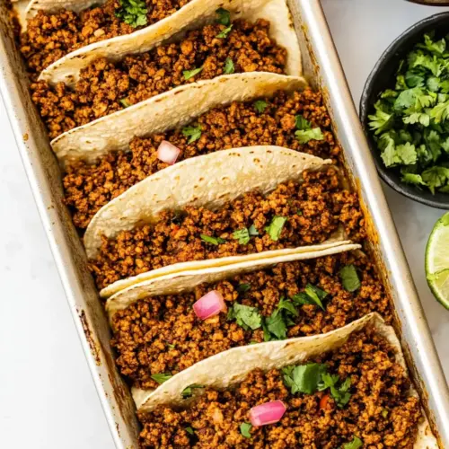 Sheet Pan Vegan Taco Meat