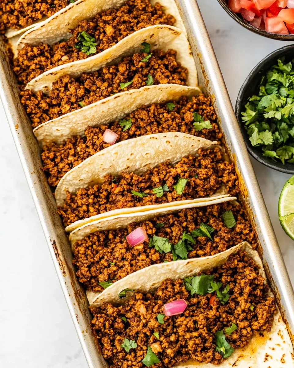 Sheet Pan Vegan Taco Meat