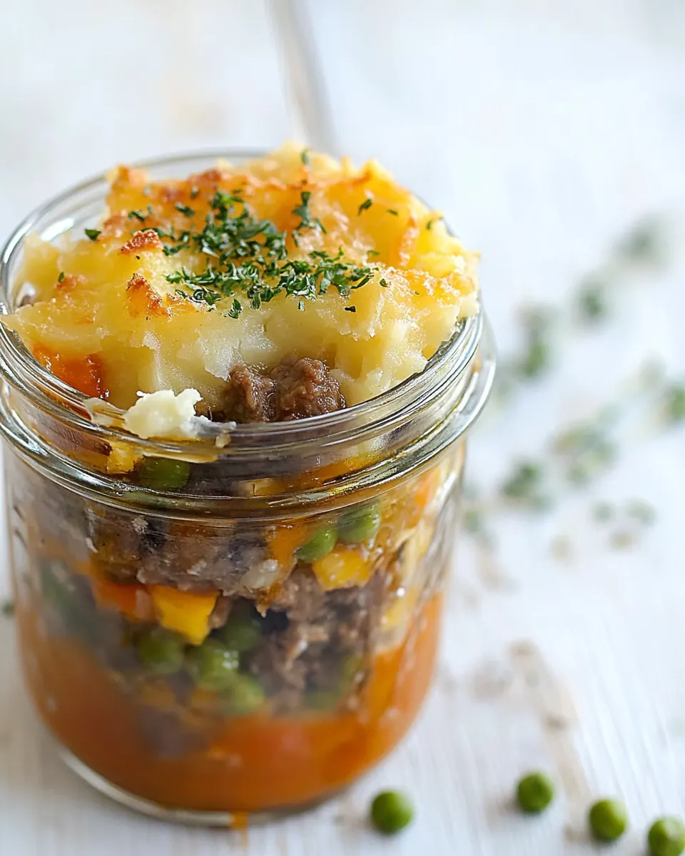Shepherds Pie in a Jar