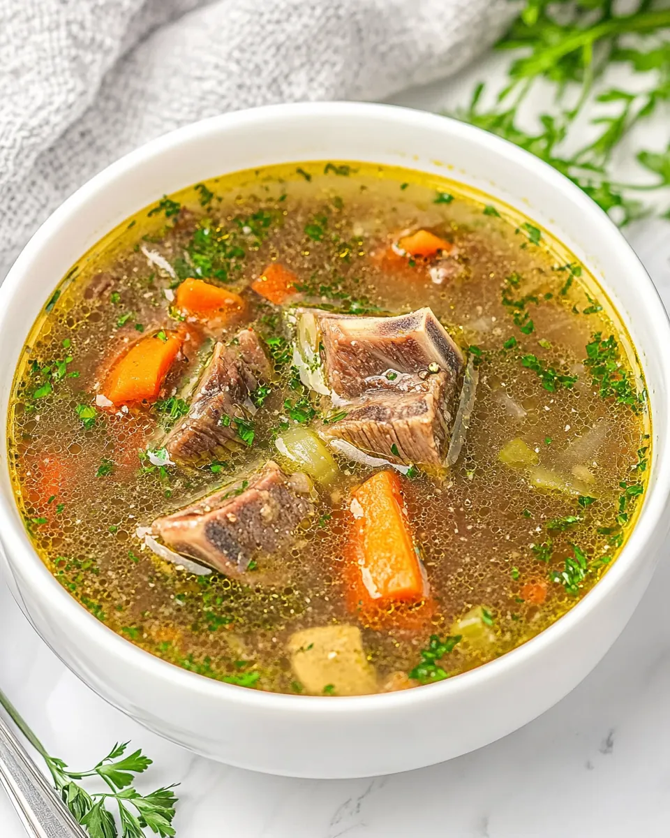 Short Rib Soup