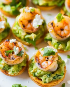 Shrimp Guacamole Bites