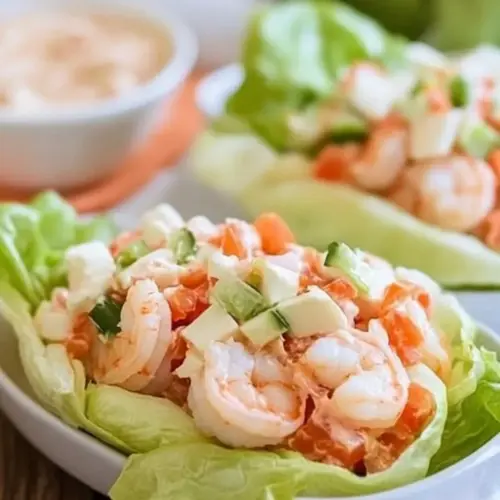Shrimp Lettuce Wraps
