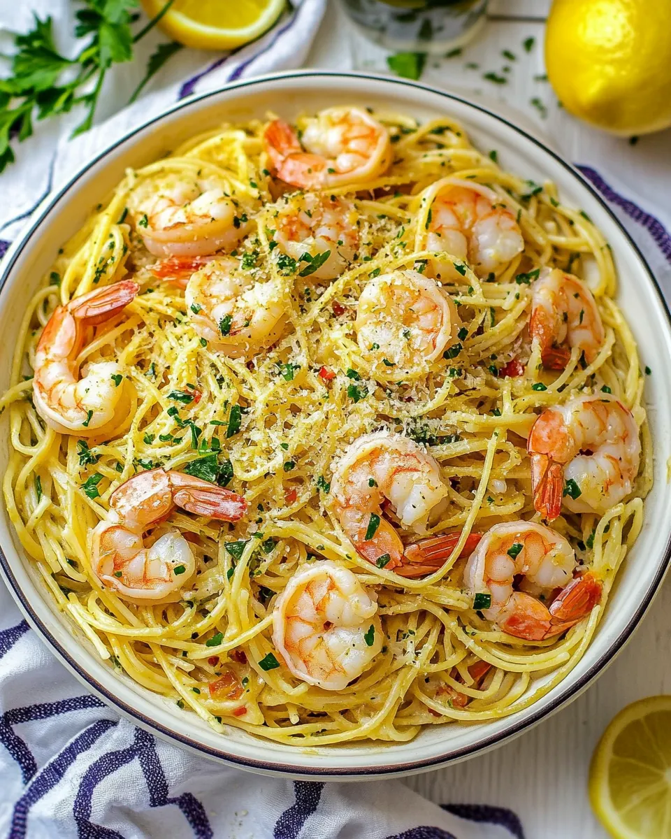 Shrimp Scampi Pasta