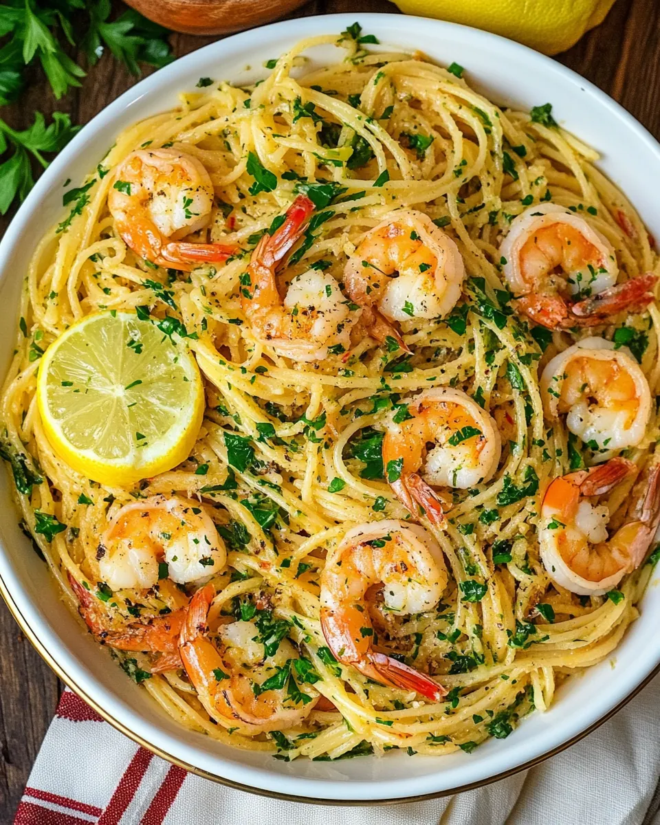 Shrimp Scampi Pasta