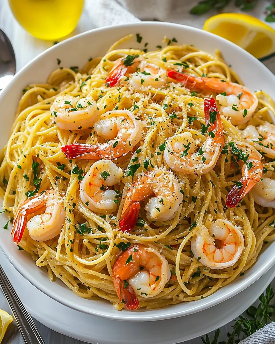 Shrimp Scampi Pasta