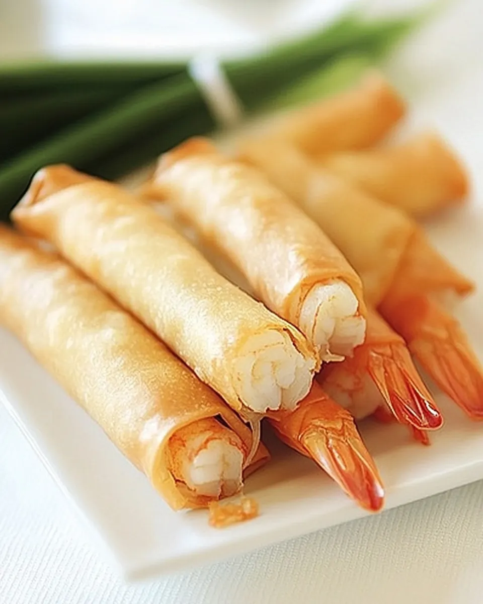 Shrimp and Cheese Spring Rolls