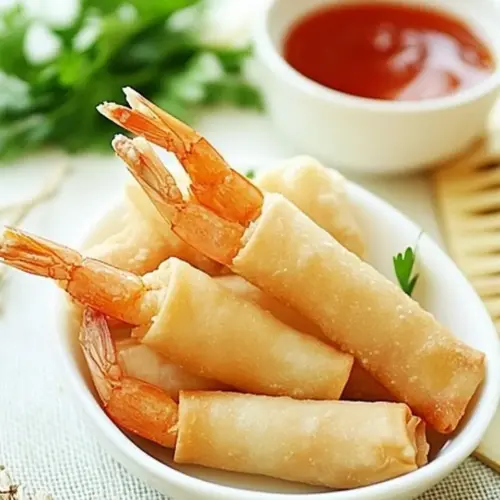Shrimp and Cheese Spring Rolls
