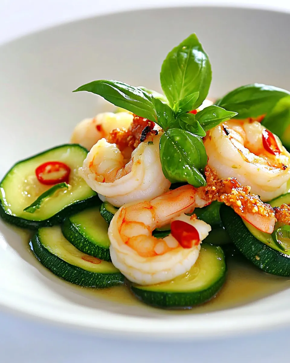 Shrimp and Zucchini Stir Fry