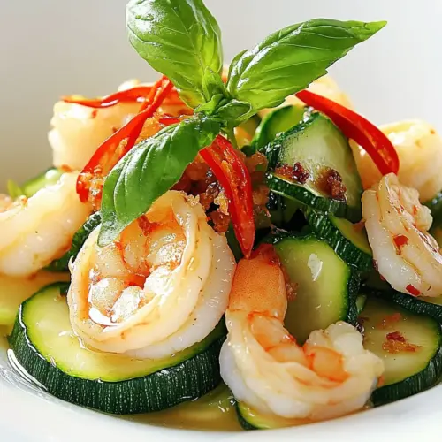 Shrimp and Zucchini Stir Fry