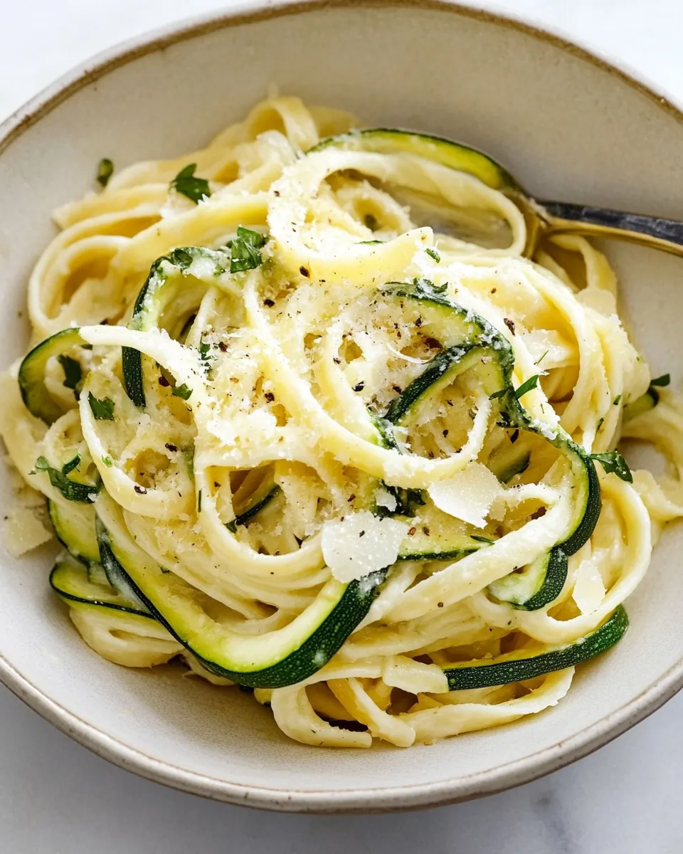 Simple Fresh Zucchini Pasta Sauce