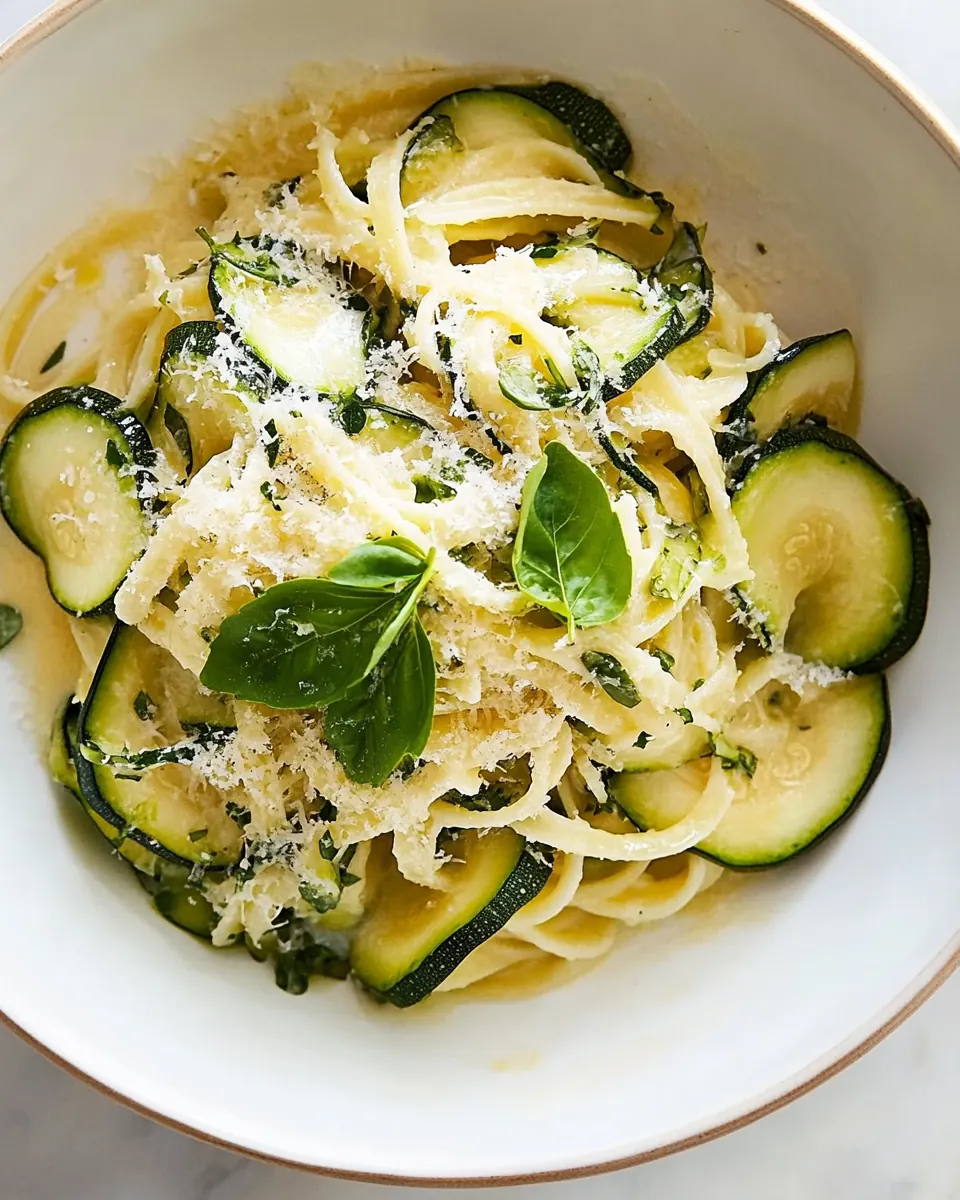 Simple Fresh Zucchini Pasta Sauce