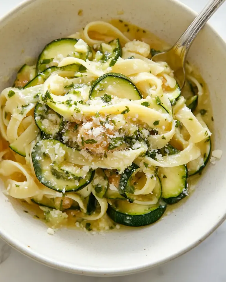 Simple Fresh Zucchini Pasta Sauce