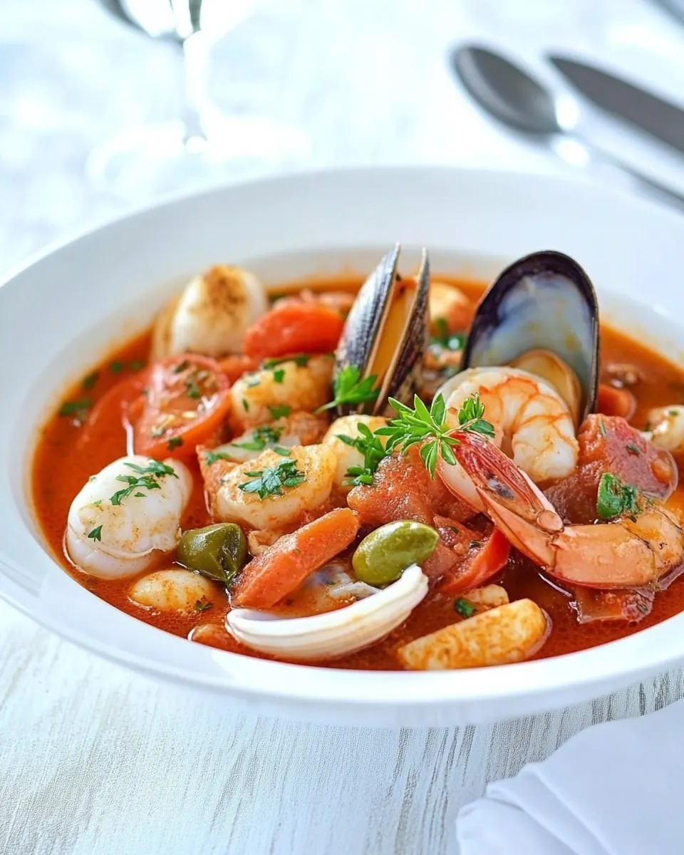 Simple Seafood Bouillabaisse