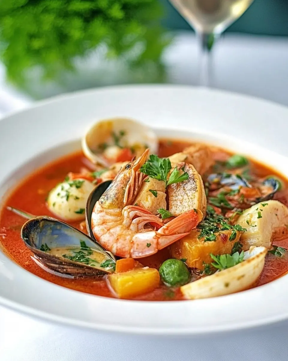 Simple Seafood Bouillabaisse