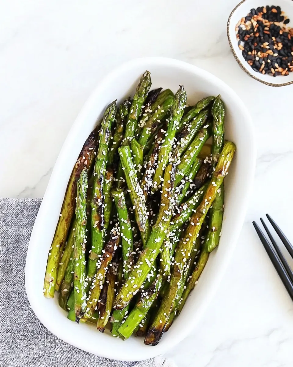 Simple Sesame Asparagus