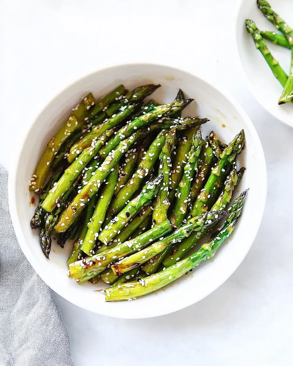 Simple Sesame Asparagus