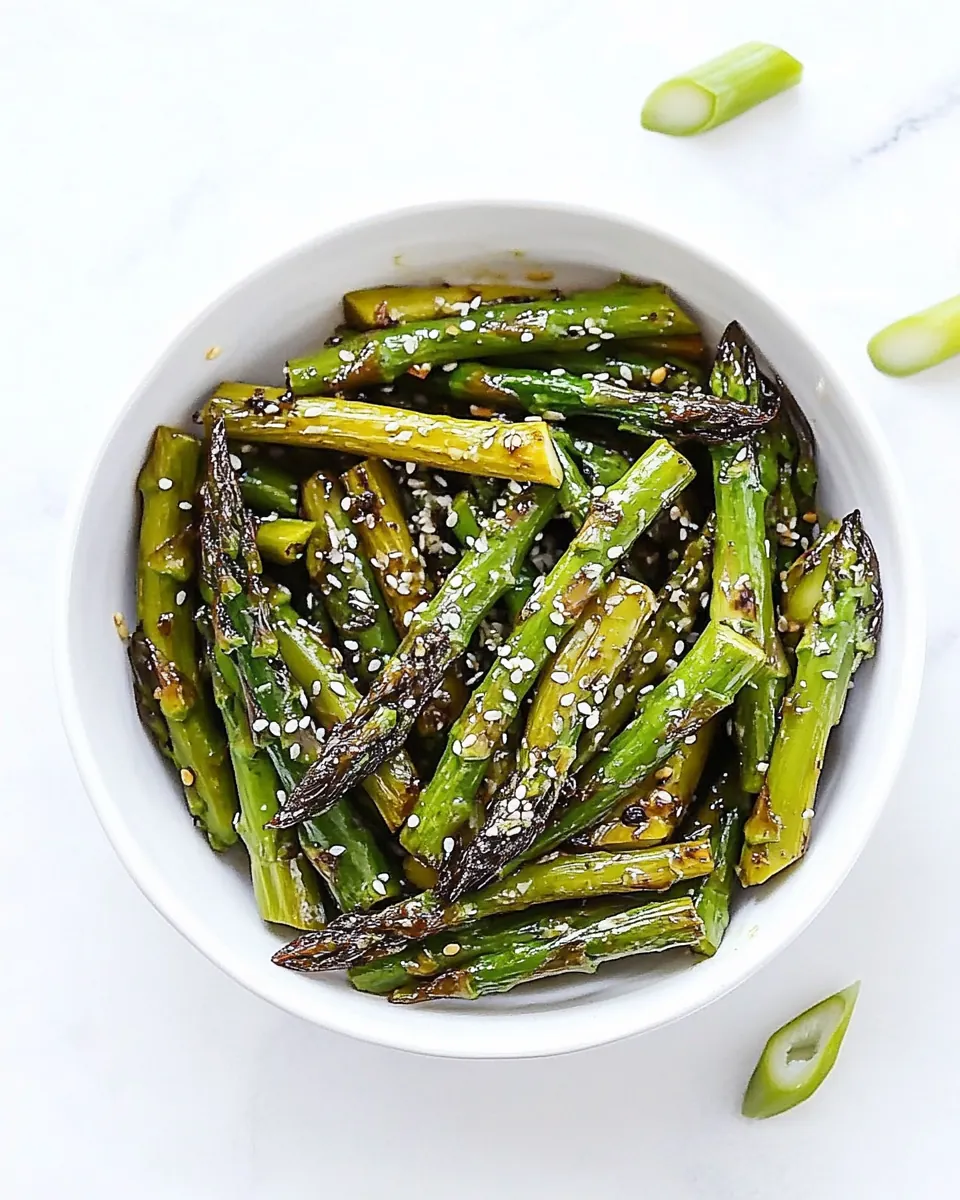 Simple Sesame Asparagus