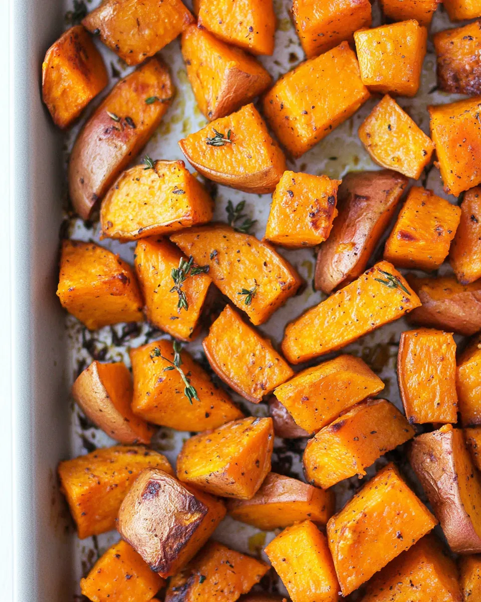 Simple and Savory Roasted Sweet Potatoes and Carrots