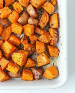Simple and Savory Roasted Sweet Potatoes and Carrots