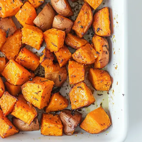 Simple and Savory Roasted Sweet Potatoes and Carrots