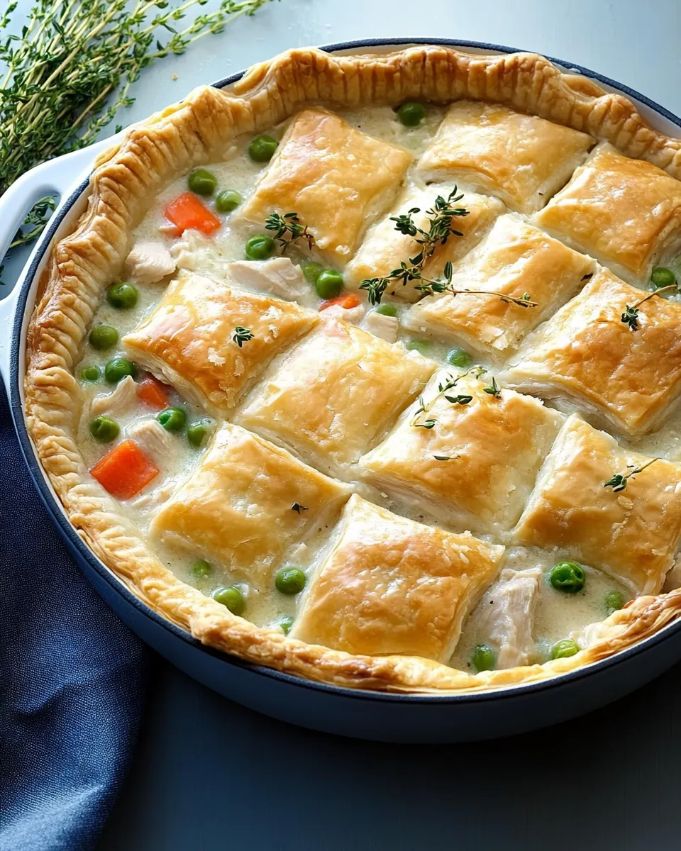 Skillet Chicken Pot Pie