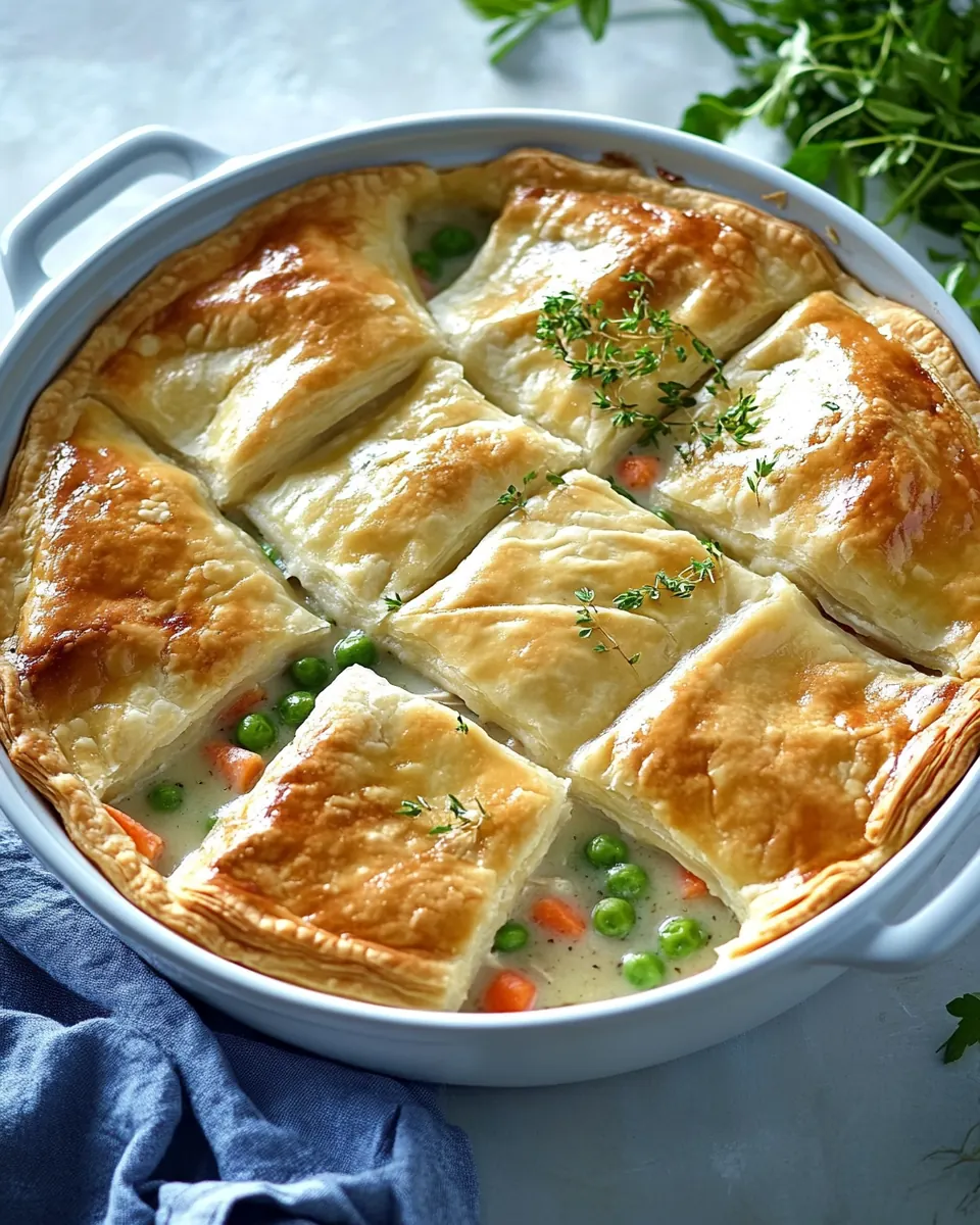 Skillet Chicken Pot Pie