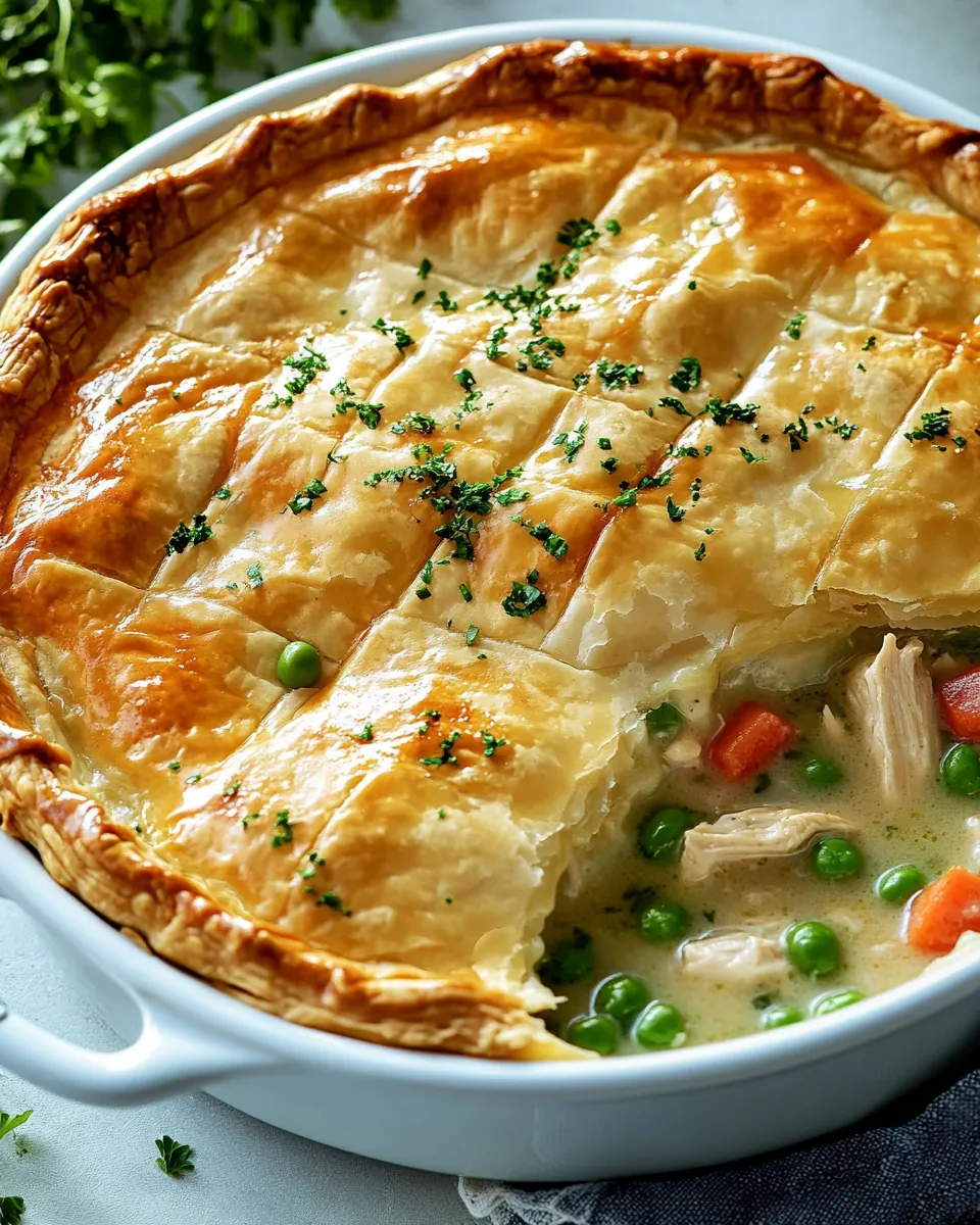 Skillet Chicken Pot Pie