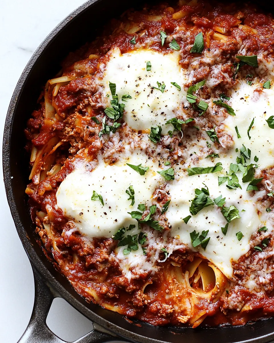 Skillet Lasagna