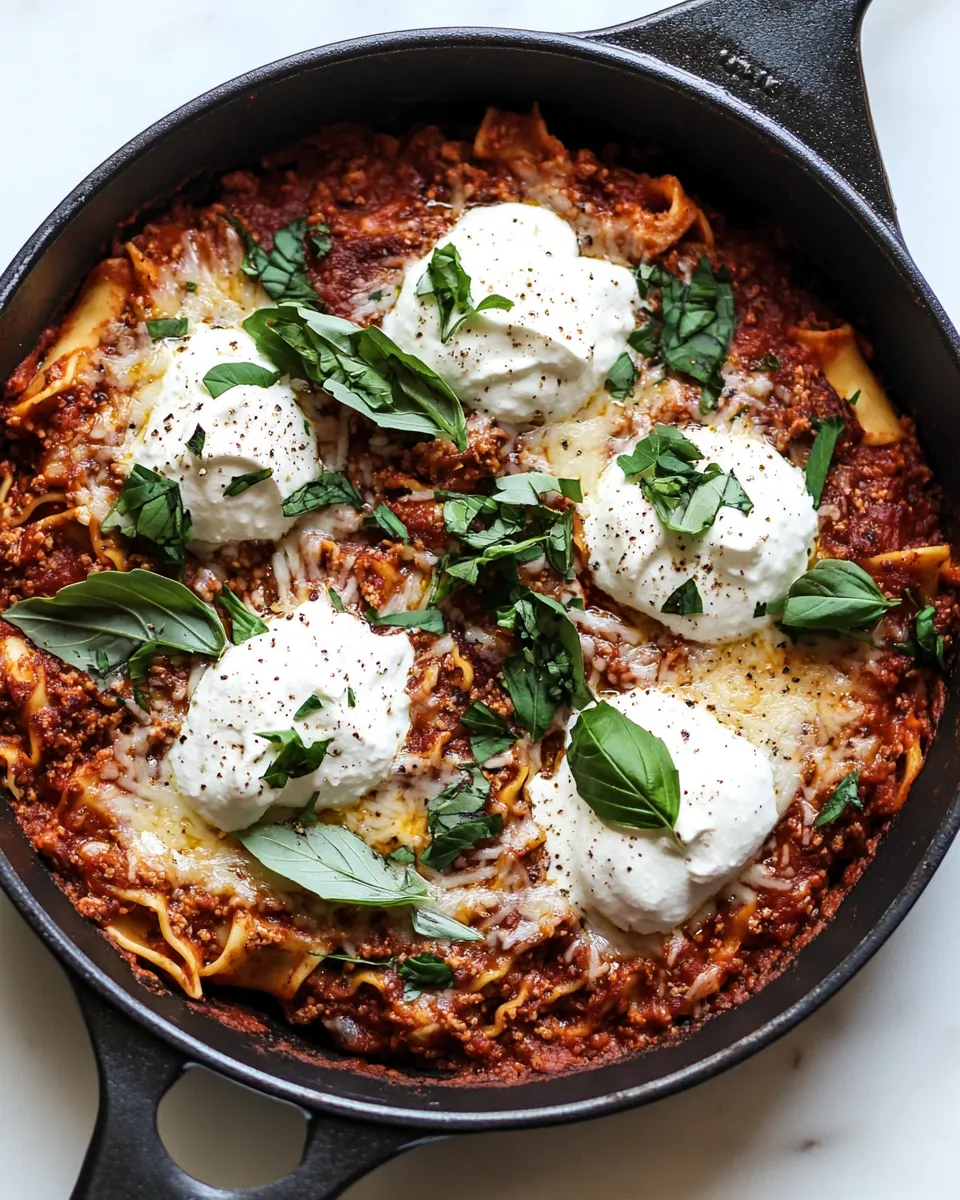 Skillet Lasagna