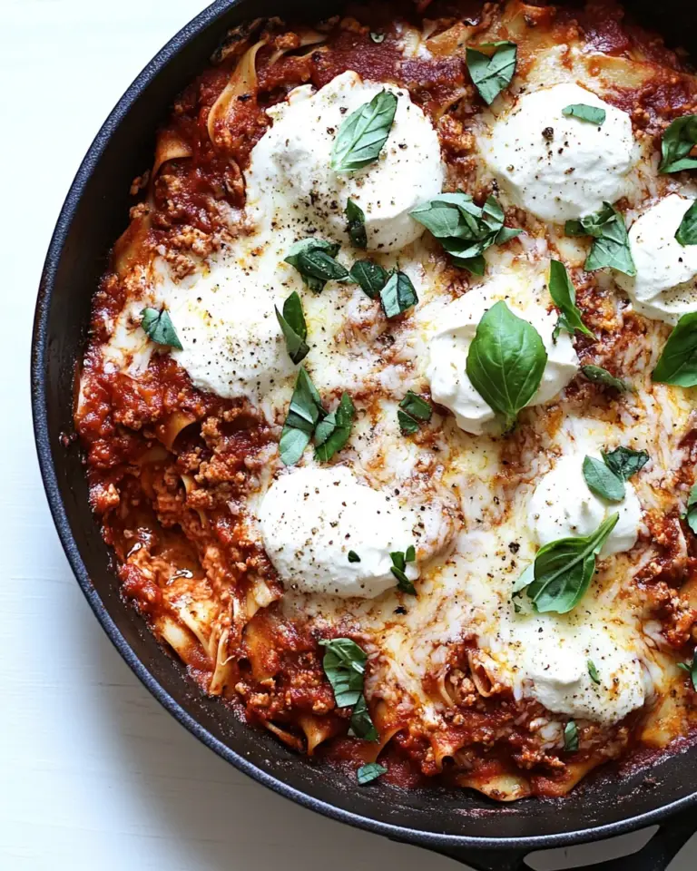 Skillet Lasagna