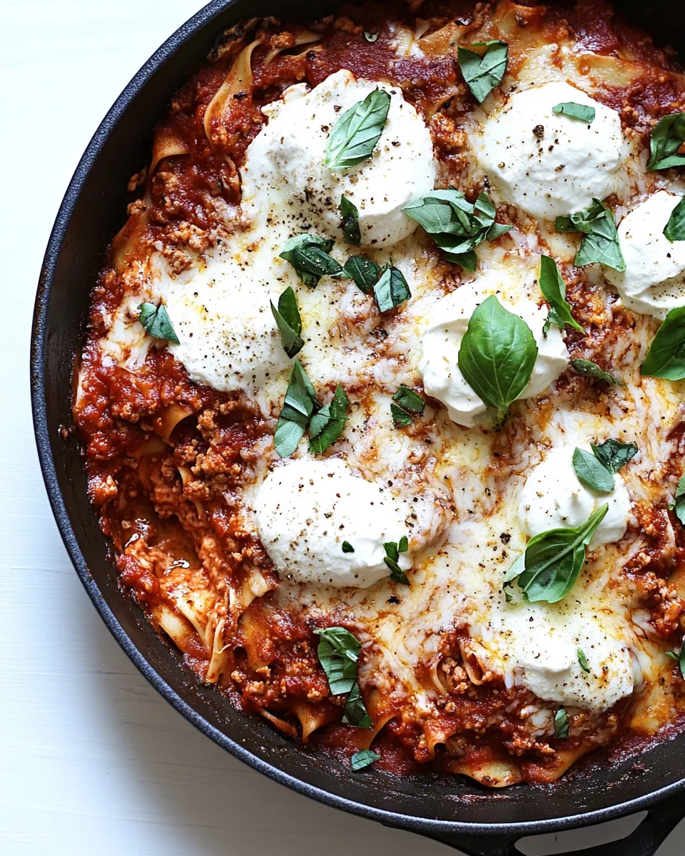 Skillet Lasagna