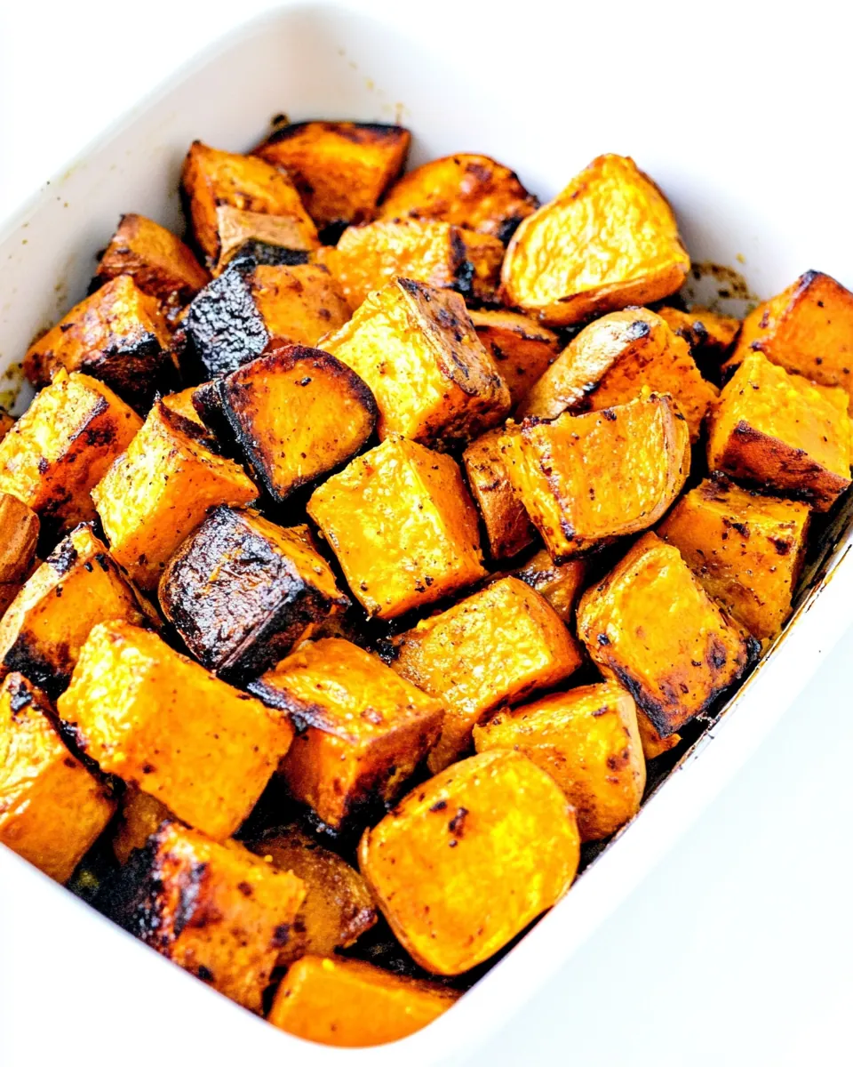 Skillet Roasted Sweet Potatoes