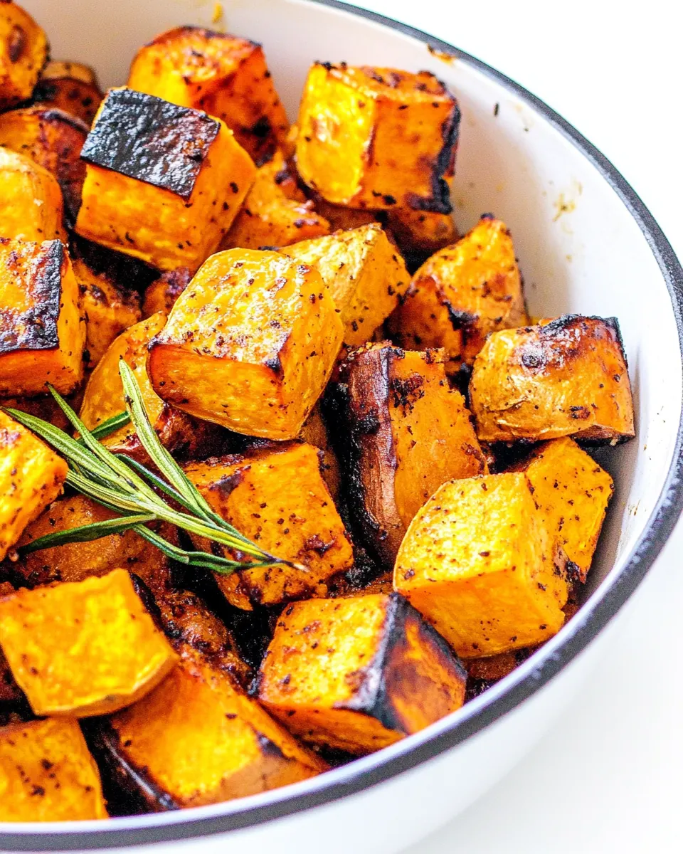 Skillet Roasted Sweet Potatoes