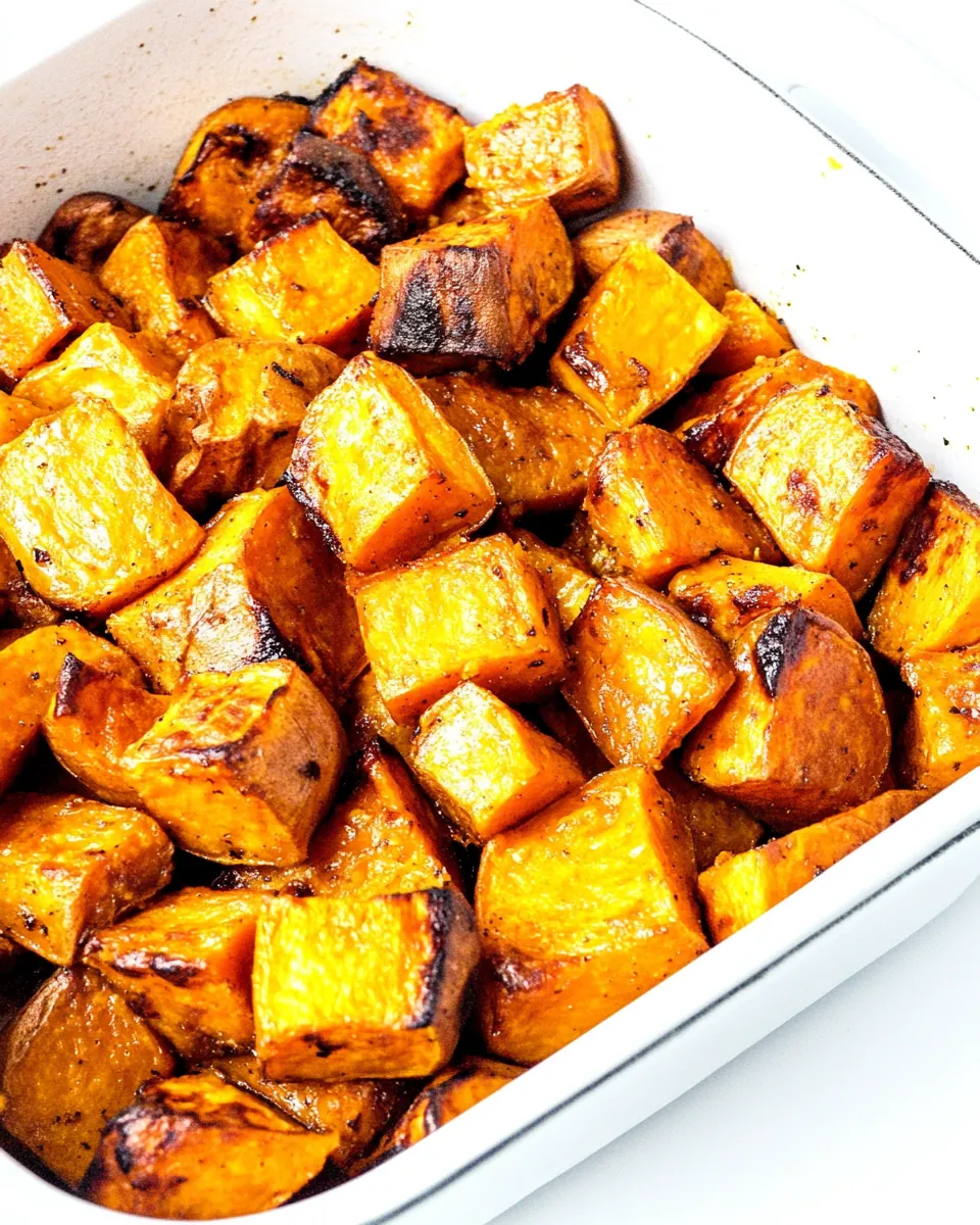 Skillet Roasted Sweet Potatoes
