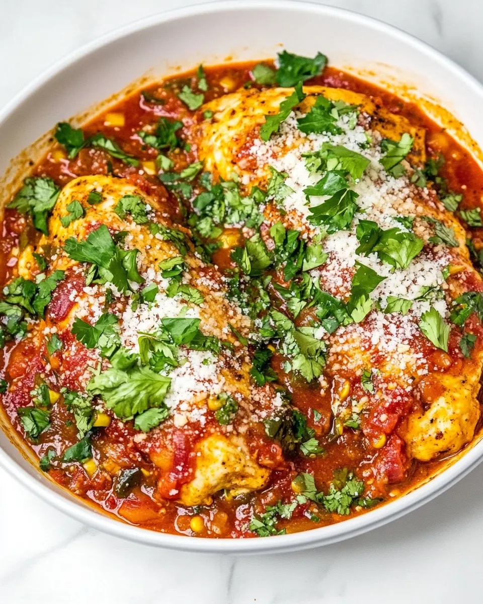 Skillet Salsa Chicken